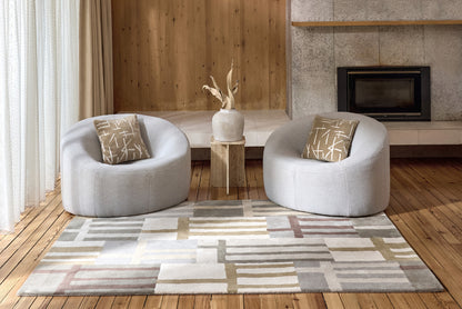 Vloerkleed Harlequin Monolith Sandstone 144201 – sfeerfoto