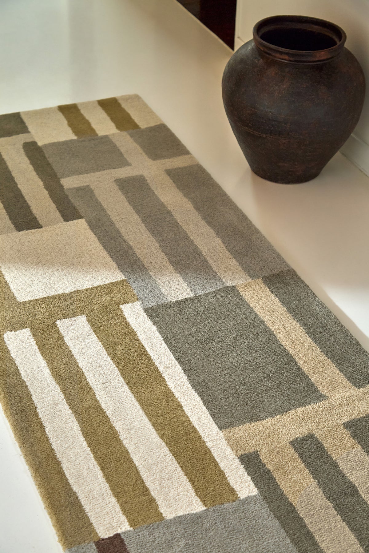 Vloerkleed Harlequin Monolith Sandstone 144201 – sfeerfoto