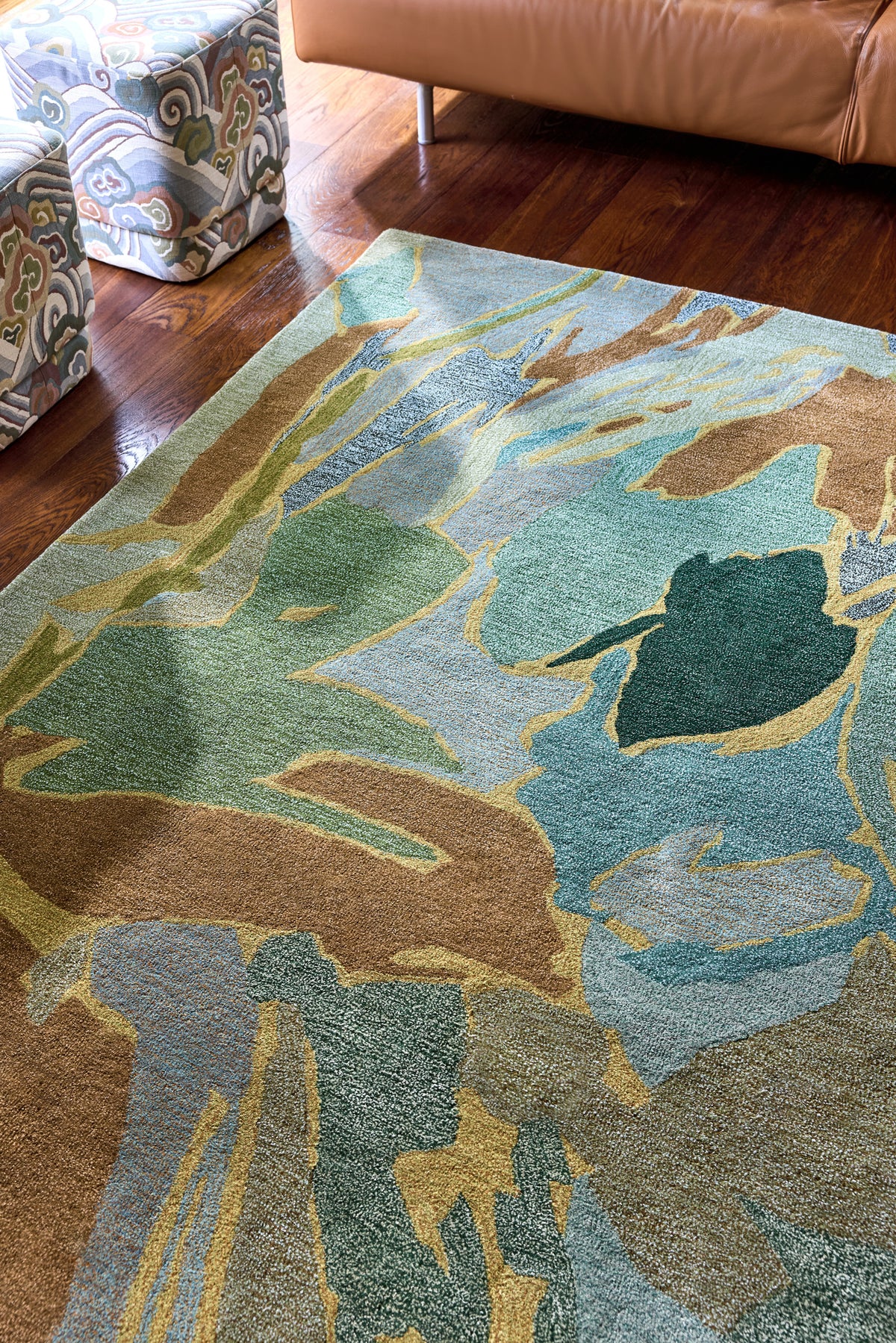 Vloerkleed Harlequin Saltillo Forest 144607 – sfeerfoto