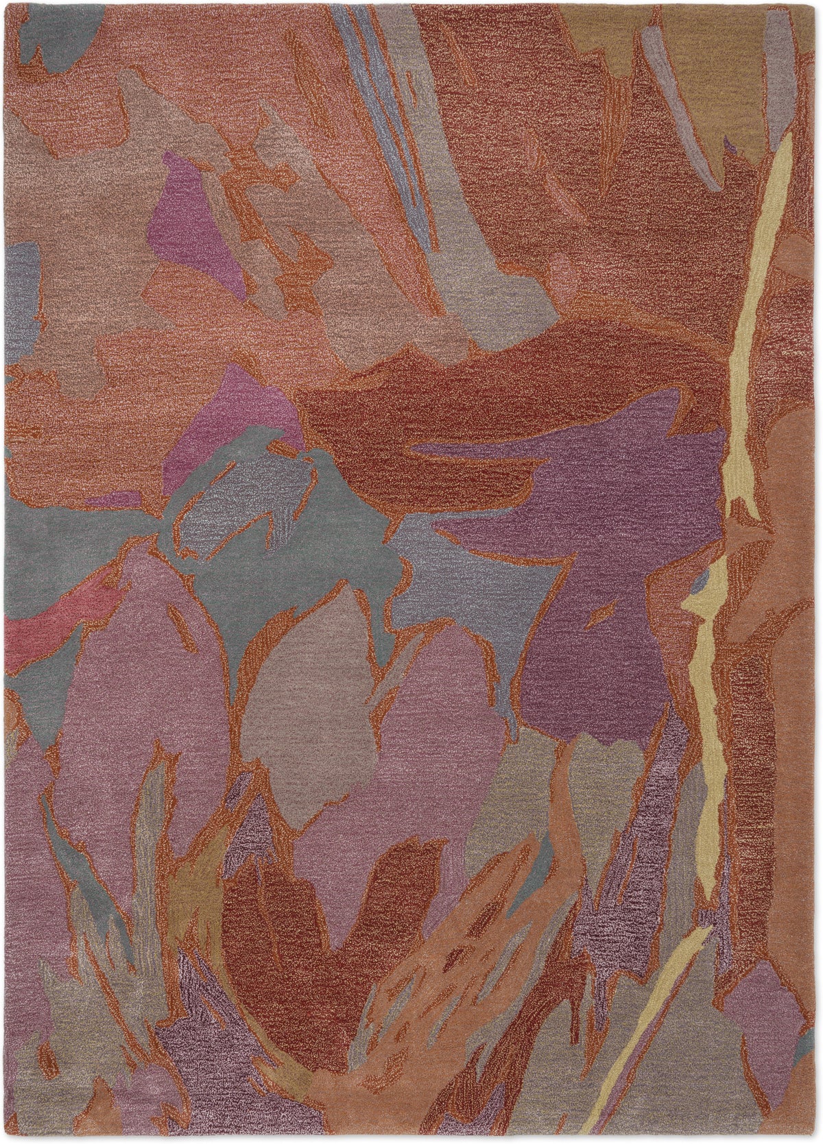 Vloerkleed Harlequin Saltillo Rosewood 144600 – bovenaanzicht