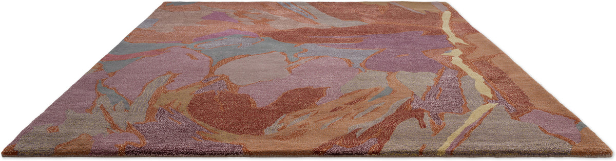 Vloerkleed Harlequin Saltillo Rosewood 144600 – detailfoto