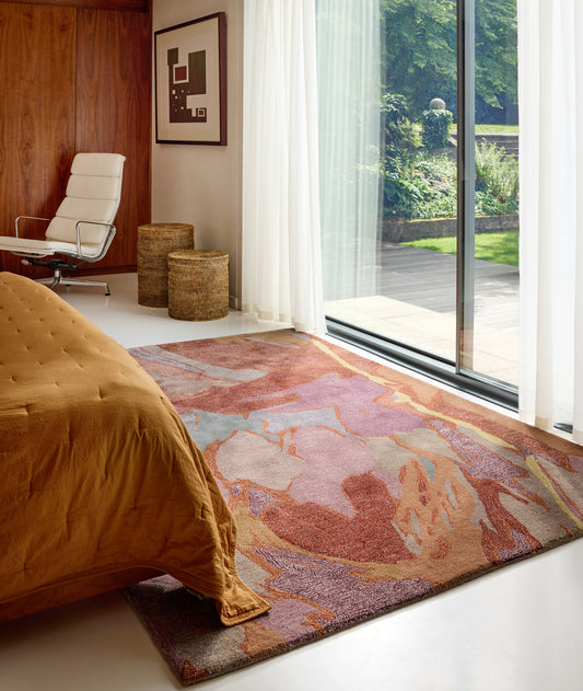 Vloerkleed Harlequin Saltillo Rosewood 144600 – sfeerfoto
