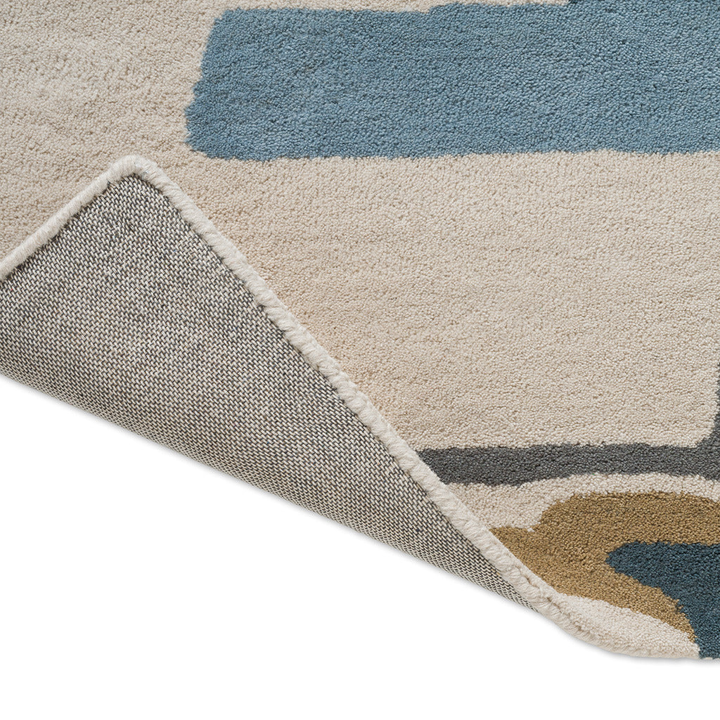Vloerkleed Harlequin Zeal Indigo 043008 – detailfoto