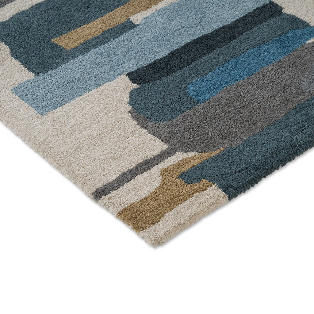 Vloerkleed Harlequin Zeal Indigo 043008 – detailfoto