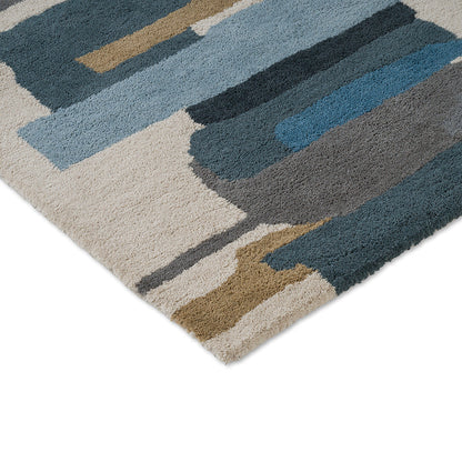 Vloerkleed Harlequin Zeal Indigo 043008 – detailfoto