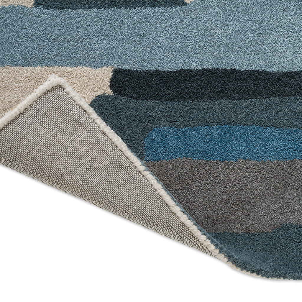 Vloerkleed Harlequin Zeal Indigo 043008 – detailfoto