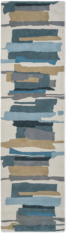 Vloerkleed Harlequin Zeal Indigo 043008 – bovenaanzicht