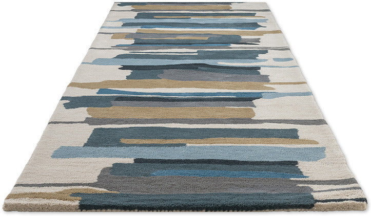 Vloerkleed Harlequin Zeal Indigo 043008 – detailfoto