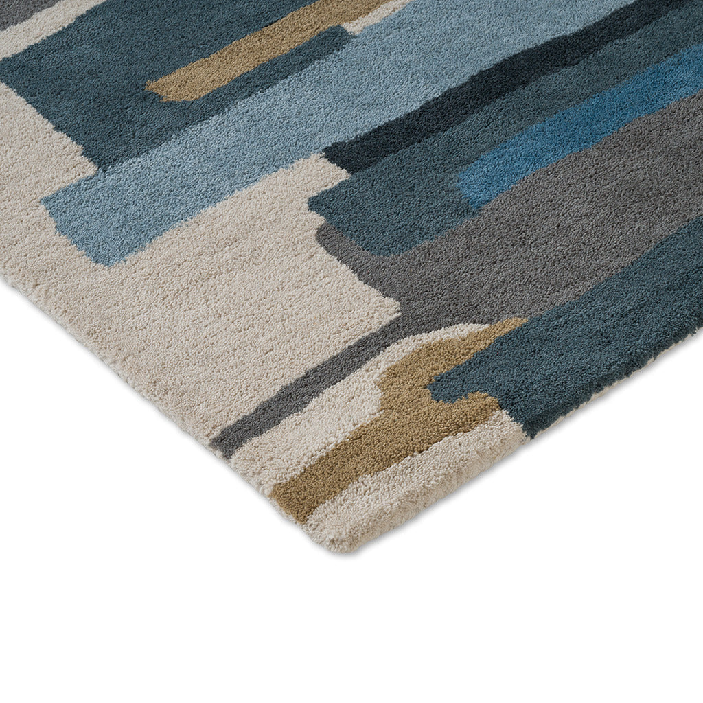 Vloerkleed Harlequin Zeal Indigo 043008 – detailfoto