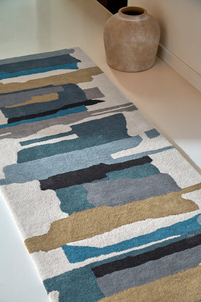 Vloerkleed Harlequin Zeal Indigo 043008 – sfeerfoto