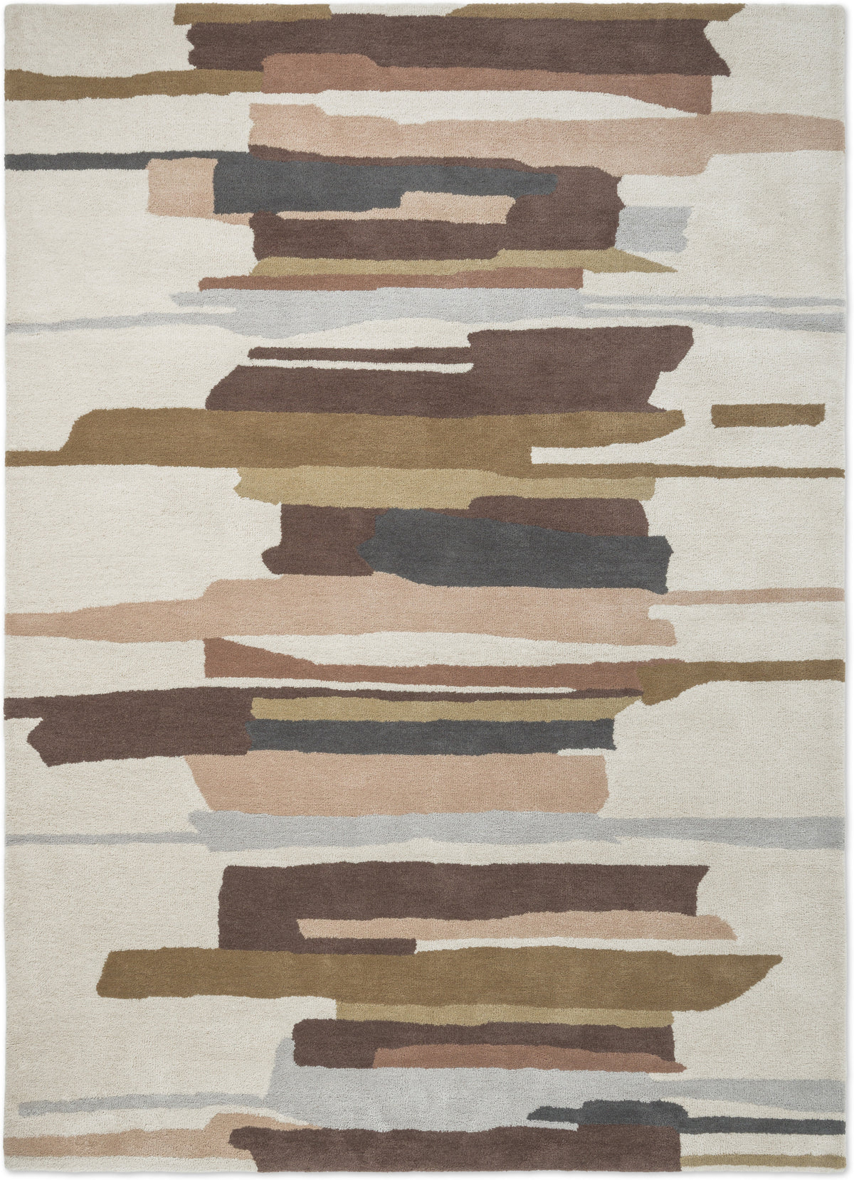 Vloerkleed Harlequin Zeal Taupe 043001 – bovenaanzicht