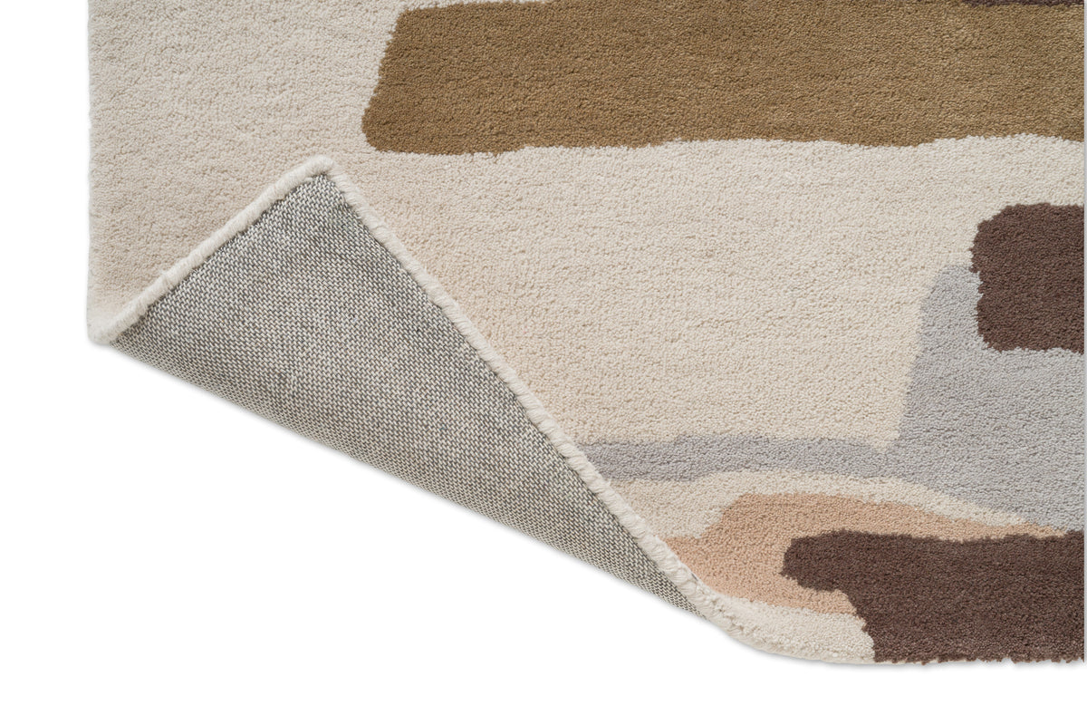 Vloerkleed Harlequin Zeal Taupe 043001 – detailfoto