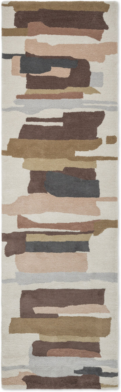 Vloerkleed Harlequin Zeal Taupe 043001 – bovenaanzicht