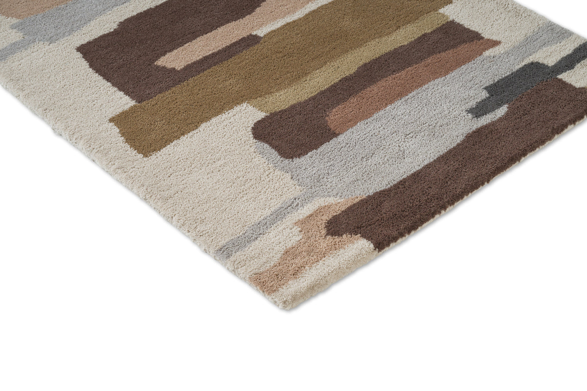 Vloerkleed Harlequin Zeal Taupe 043001 – detailfoto