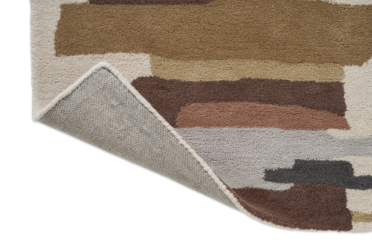 Vloerkleed Harlequin Zeal Taupe 043001 – detailfoto