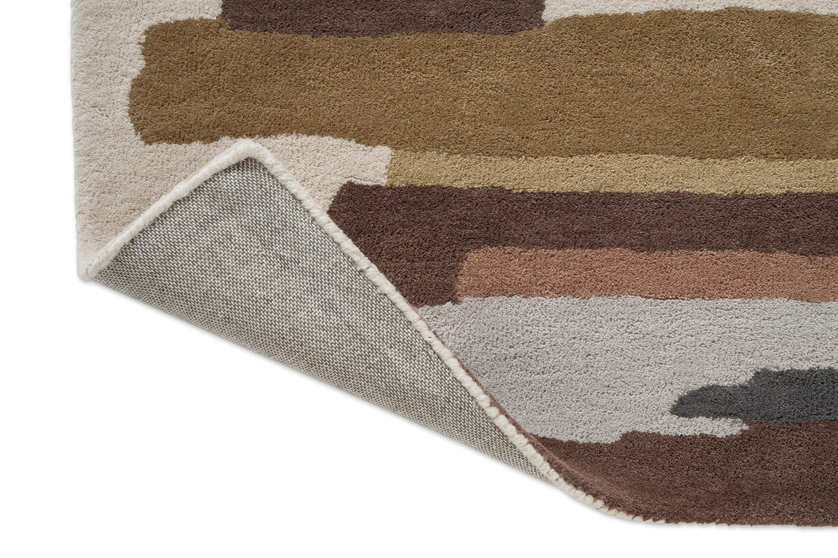 Vloerkleed Harlequin Zeal Taupe 043001 – detailfoto