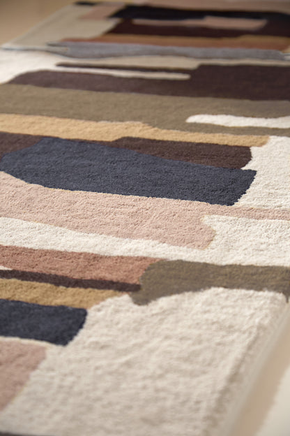Vloerkleed Harlequin Zeal Taupe 043001 – sfeerfoto