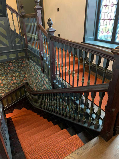 Traploper Hartley Tissier Herringbone Bright Orange