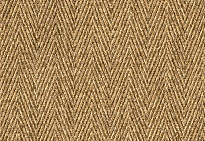 Vloerkleed MOMO Rugs Sisal Herringbone Bruin