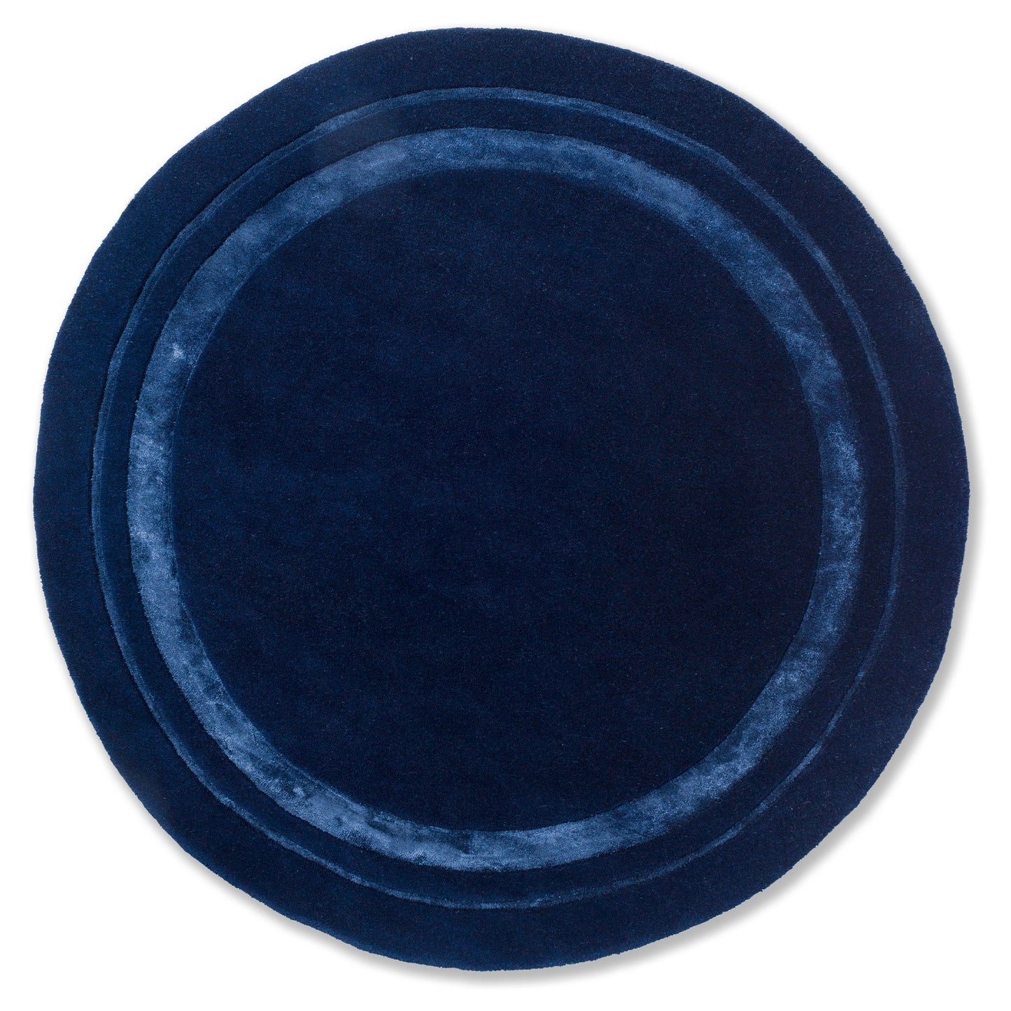 Laagpolig vloerkleed van Laura Ashley | Redbrook Midnight Rond