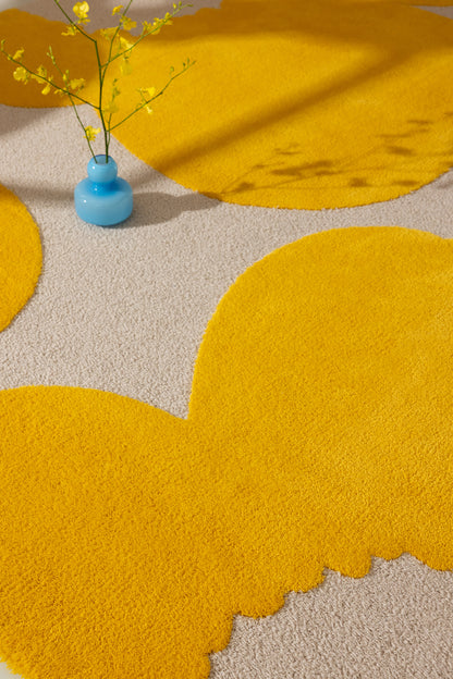 Vloerkleed Marimekko Iso Unikko Yellow 132306