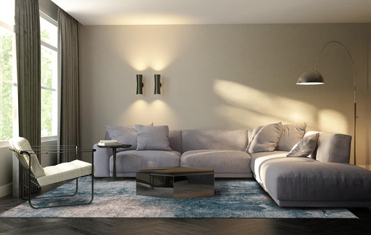 Vloerkleed Jackie and The Fish Chaos Blue Divide (outlet)