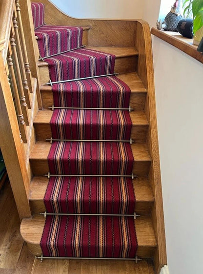 Traploper Hartley & Tissier Stripes Kelly 02 Red