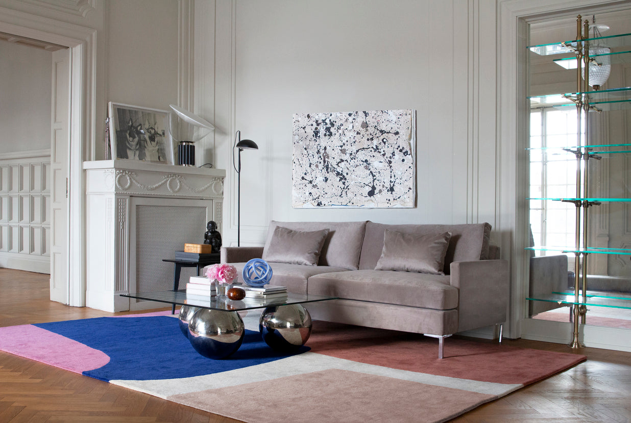 Vloerkleed Layered Lake Patterned Wool Rug