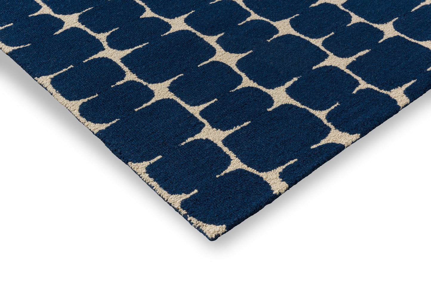 Laagpolig vloerkleed van Scion | Little lohko Indigo