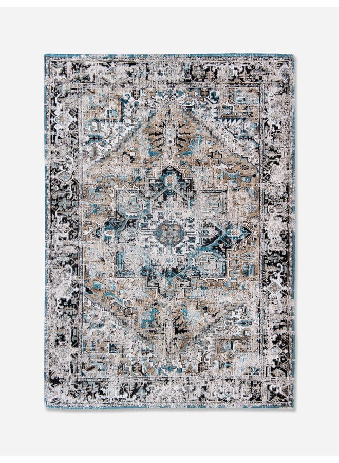 Vloerkleed Louis De Poortere Antiquarian Golden Horn Beige 140x200 – Outlet