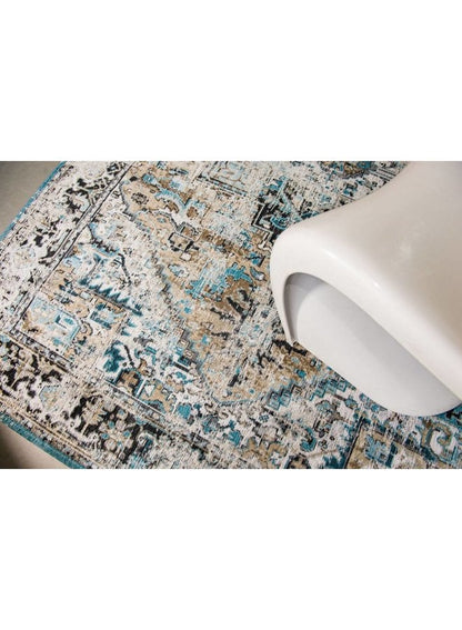 Vloerkleed Louis De Poortere Antiquarian Golden Horn Beige 140x200 – Outlet