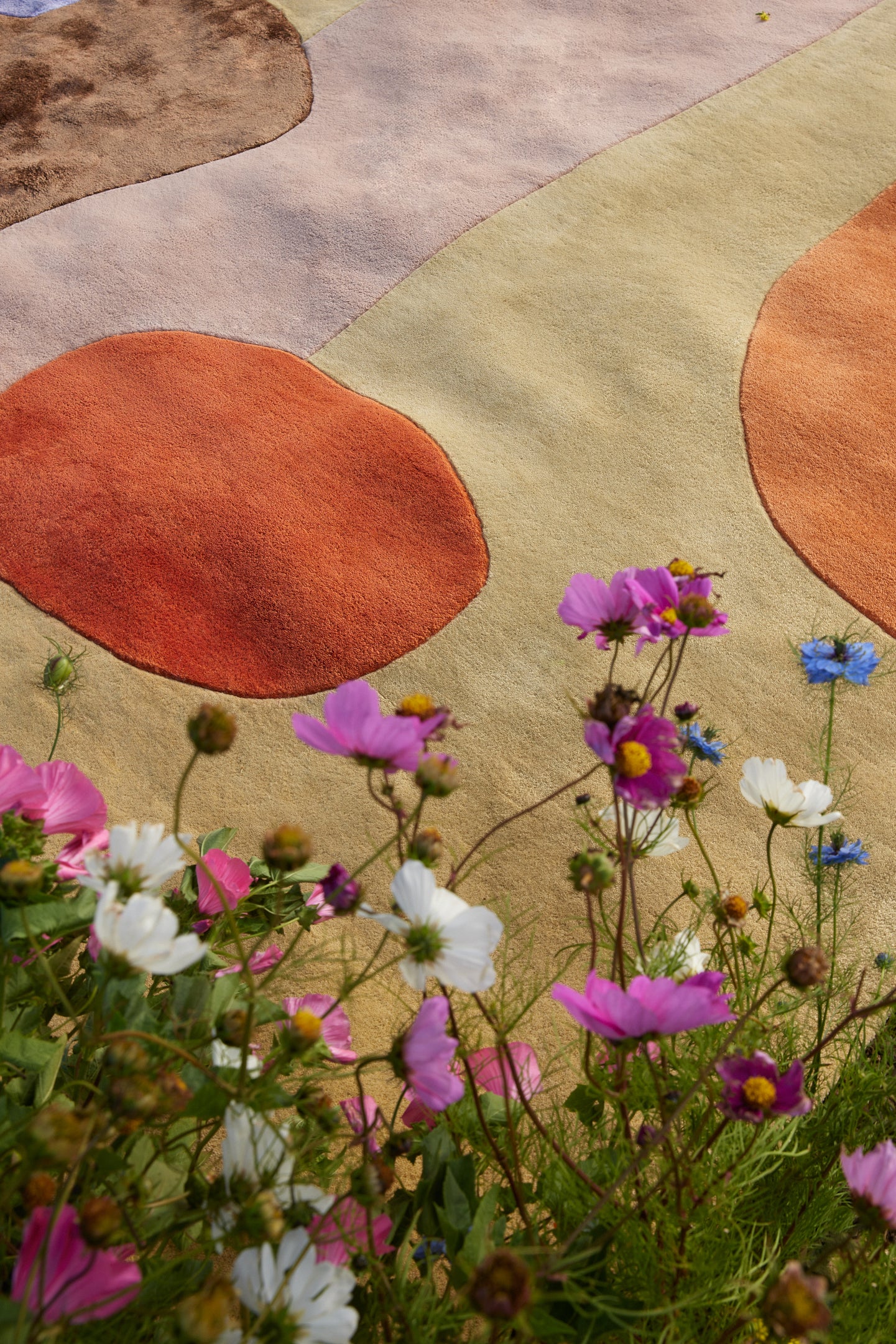 Vloerkleed Layered Magical Garden Wool Rug