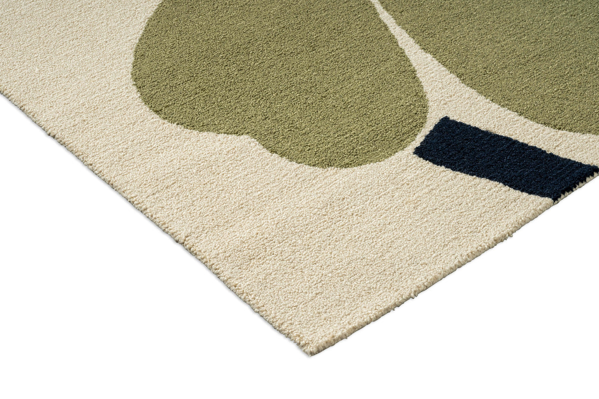 Buitenkleed Marimekko Unikko Anniversary Dusty Green 433017 – detailfoto