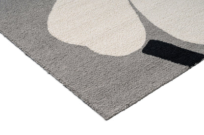 Buitenkleed Marimekko Unikko Anniversary Grey 433004 – detailfoto