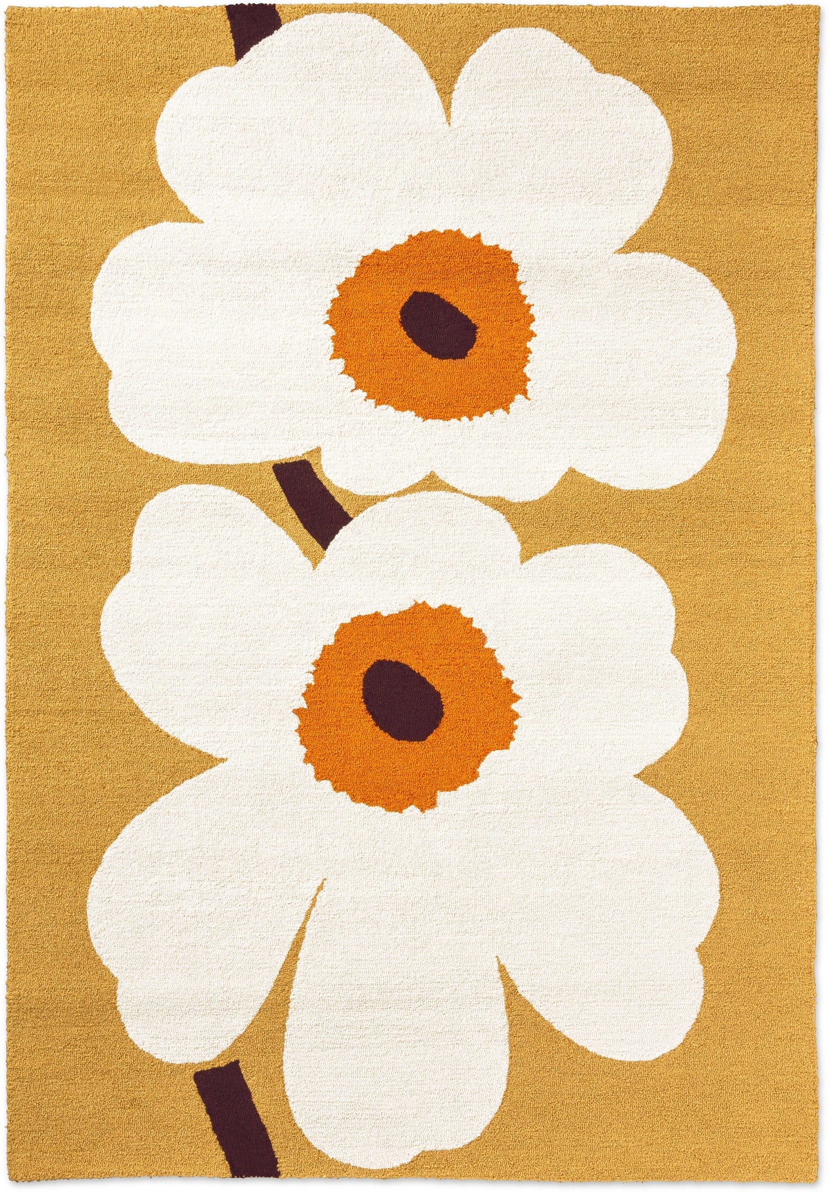 Buitenkleed Marimekko Unikko Anniversary Honey 433001 – bovenaanzicht