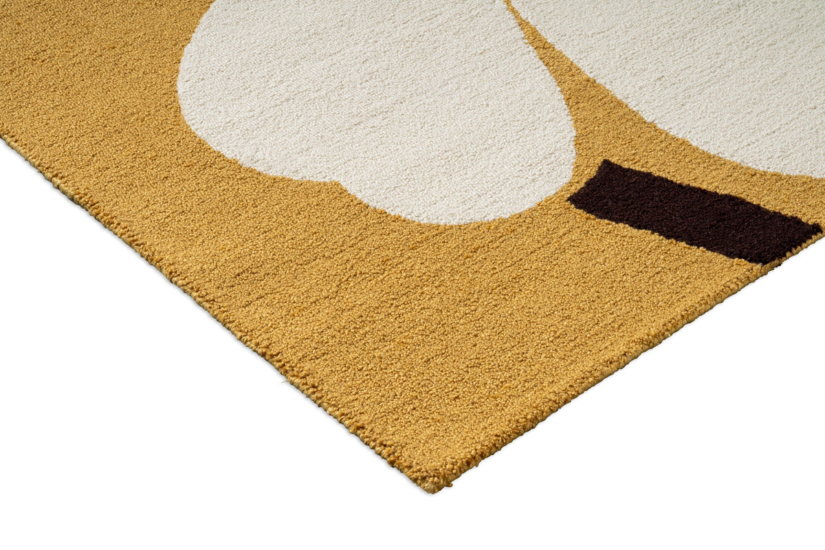 Buitenkleed Marimekko Unikko Anniversary Honey 433001 – detailfoto