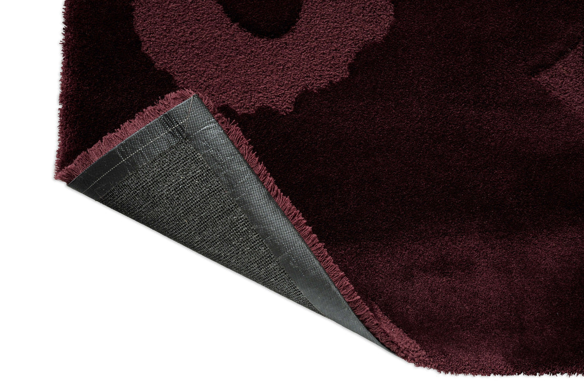 Vloerkleed Marimekko Unikko Burgundy 132200 – detailfoto