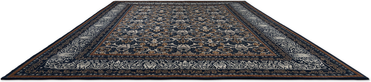 Vloerkleed Morris & Co Borage Blue 131008 – detailfoto