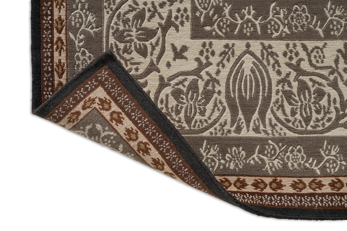 Vloerkleed Morris & Co Borage Grey 131004 – detailfoto