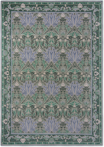 Vloerkleed Morris & Co Helena Mineral 131107 – bovenaanzicht