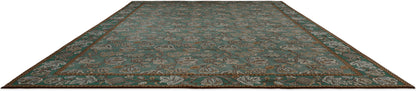 Vloerkleed Morris & Co Theodosia Bottle Green 131207 – detailfoto
