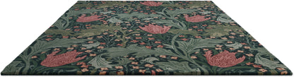 Vloerkleed Morris & Co Lent Lily Indigo Madder 130908 – detailfoto