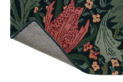 Vloerkleed Morris & Co Lent Lily Indigo Madder 130908 – detailfoto