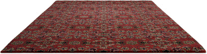 Vloerkleed Morris & Co Persian Scroll Plum 130603 – detailfoto