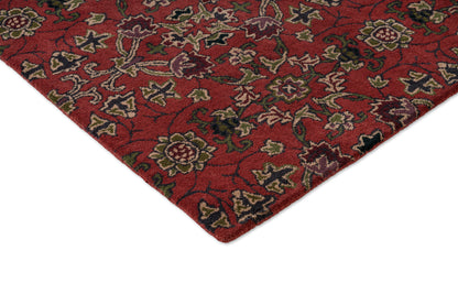 Vloerkleed Morris & Co Persian Scroll Plum 130603 – detailfoto
