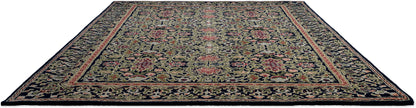 Vloerkleed Morris & Co Wilton Weave Indigo 130808 – detailfoto