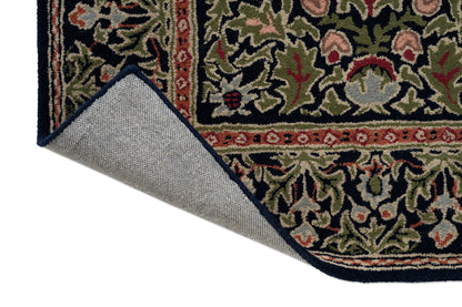 Vloerkleed Morris & Co Wilton Weave Indigo 130808 – detailfoto