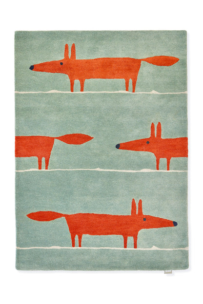 Vloerkleed Scion Mr Fox Mint Poppy
