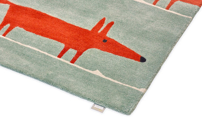 Vloerkleed Scion Mr Fox Mint Poppy