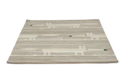 Laagpolig vloerkleed Scion Mr Fox Silver 25304